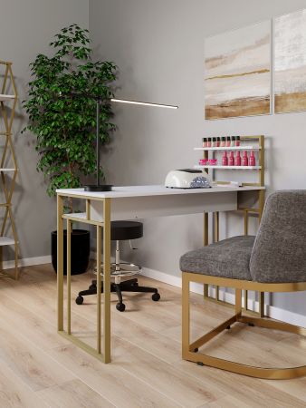 Стол маникюрный с полкой KM Loft