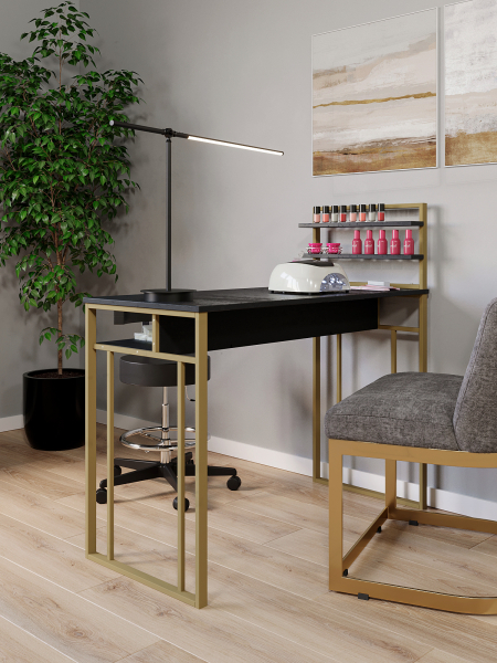 Стол маникюрный с полкой KM Loft
