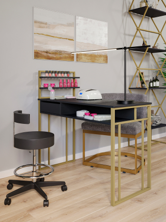 Стол маникюрный с полкой KM Loft