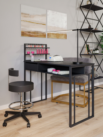 Стол маникюрный с полкой KM Loft