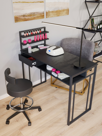 Стол маникюрный с полкой KM Loft
