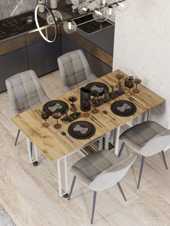 Стол книжка раскладной М2 широкий КМ ЛОФТ