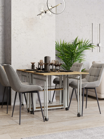 Стол книжка раскладной М2 широкий КМ ЛОФТ