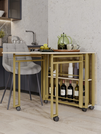 Стол книжка раскладной М2 широкий КМ ЛОФТ