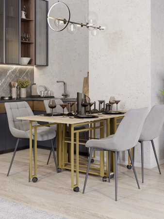 Стол книжка раскладной М2 широкий КМ ЛОФТ