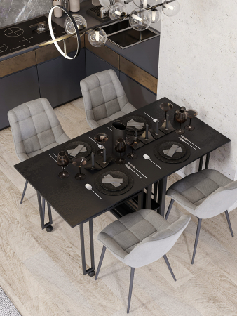 Стол книжка раскладной М2 широкий КМ ЛОФТ