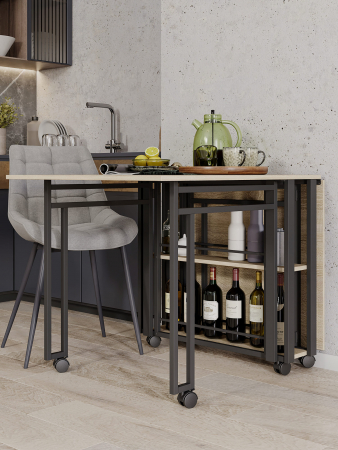 Стол книжка раскладной М2 широкий КМ ЛОФТ