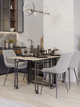 Стол книжка раскладной М2 широкий КМ ЛОФТ