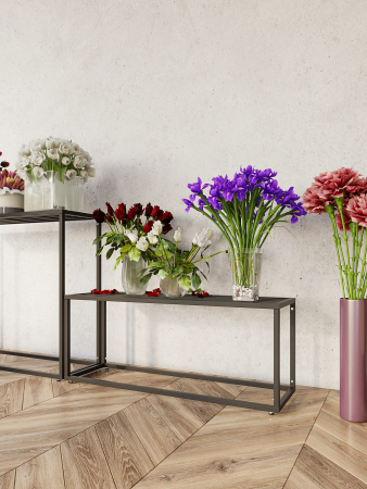 Цветочница (подставка под цветы) низкая КМ ЛОФТ