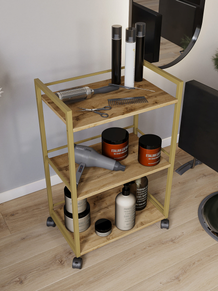 Подкатная этажерка Тип1 КМ ЛОФТ