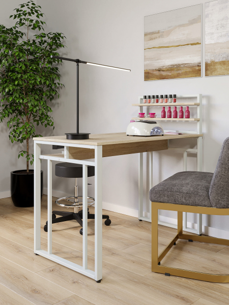 Стол маникюрный с полкой и ящиком КМ ЛОФТ